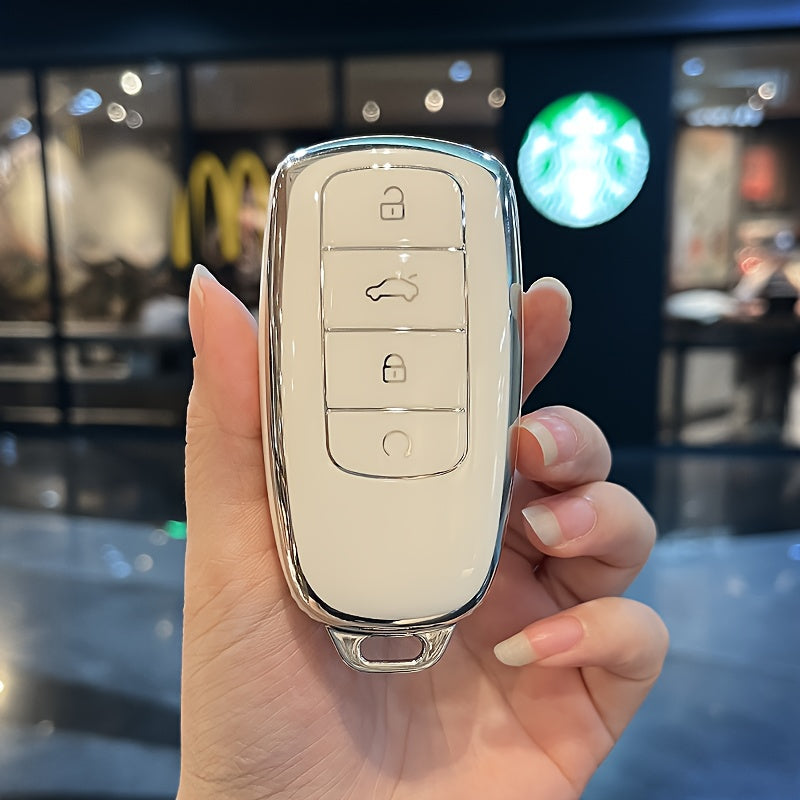 Universal TPU Car Key Cover Scratch-Resistant Stylish Protective Shell