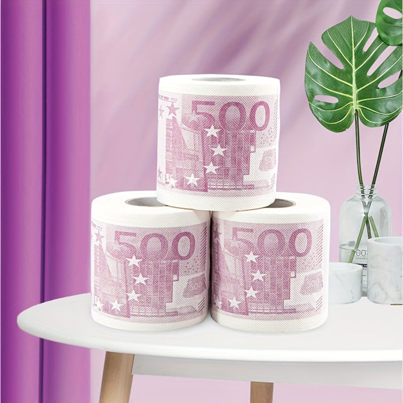 Paquete de 1, 3 o 6 rollos de papel higiénico o toallas de papel Euro