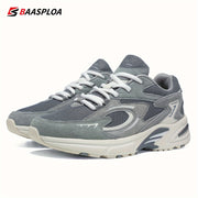 Erkaklar uchun zamonaviy retro qalin poyabzal, sirpanmaydigan bog'ichli dizayn, ochiq havoda faoliyatlar uchun mukammal.