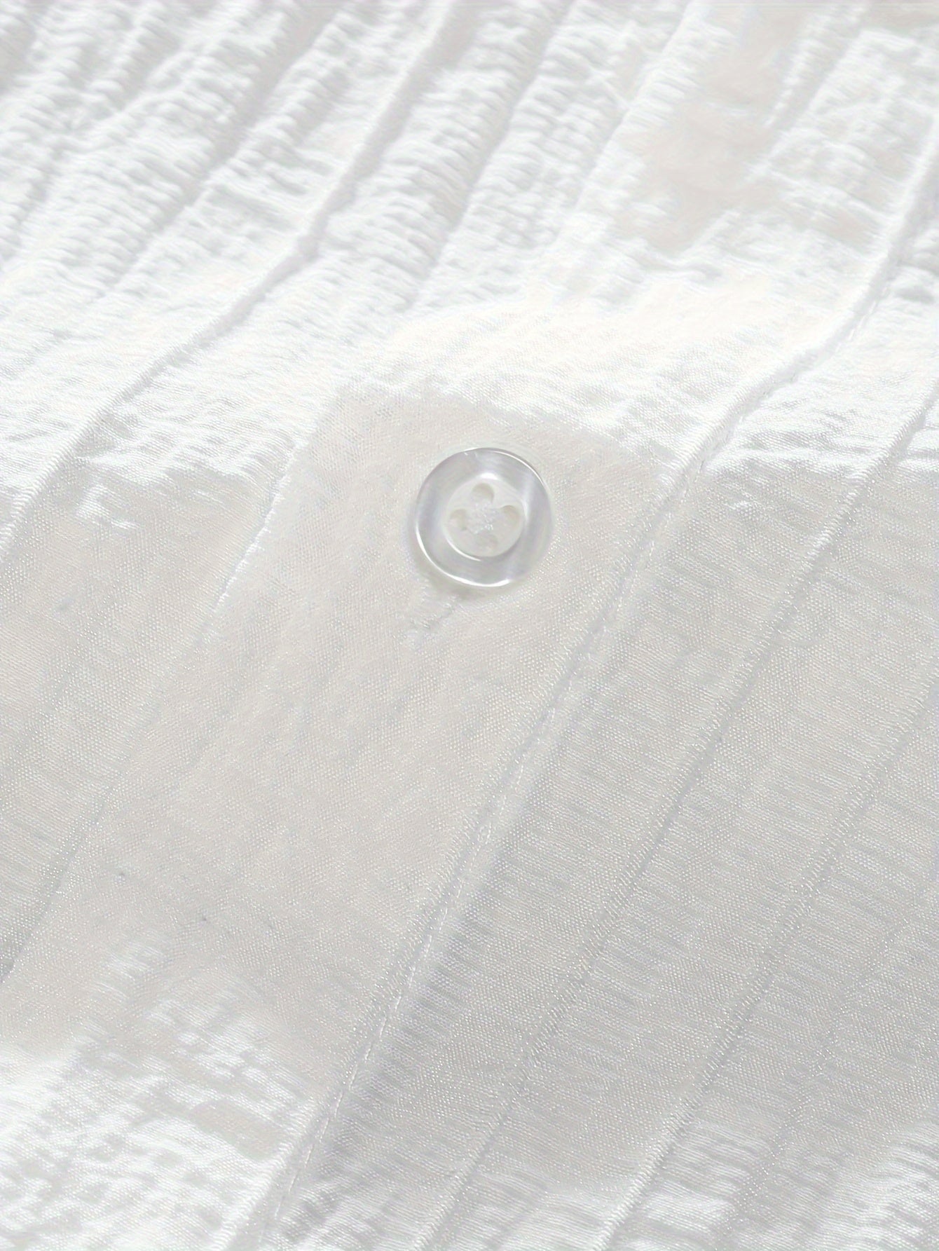 Men's Black Short Sleeve Casual Shirt Lyocell Stand Collar Pocket Summer