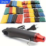 Heat Shrink Tubing Kit with 300W Hot Air Gun for Wire Protection and Crafting