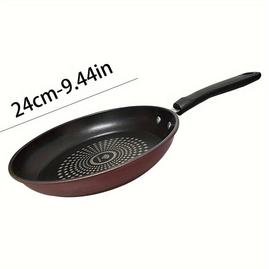 Cast Iron Skillet Fry Pan Non-Stick Handle Suitable for Gas and Induction Stoves