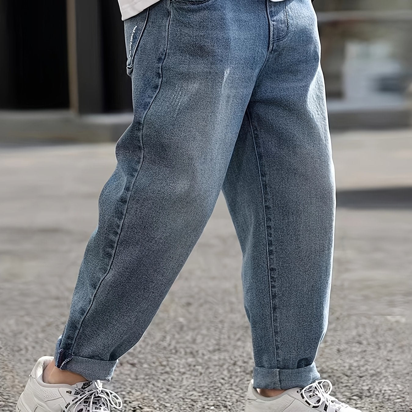 Boys' Slim Casual Jeans with Stretch Cotton Blend for Kids Age 12 and Under