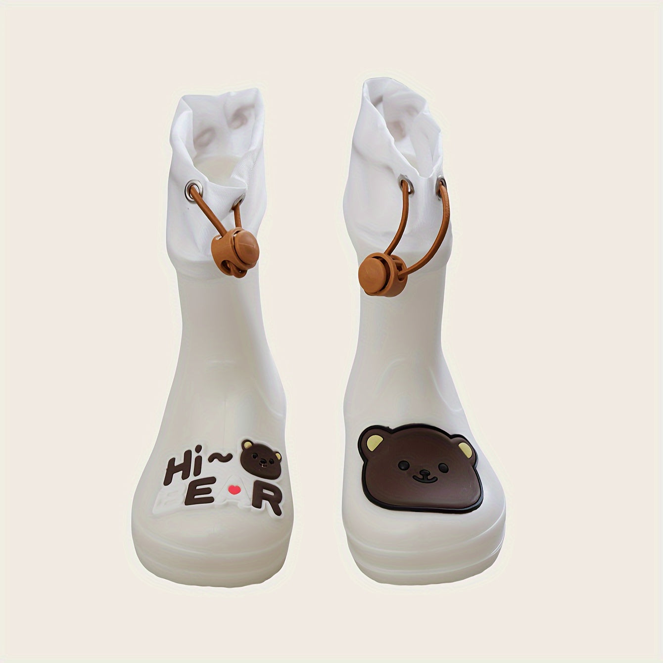 Children's PVC Cartoon Rain Boots Long Style for Boys and Girls Ages 14 and Under