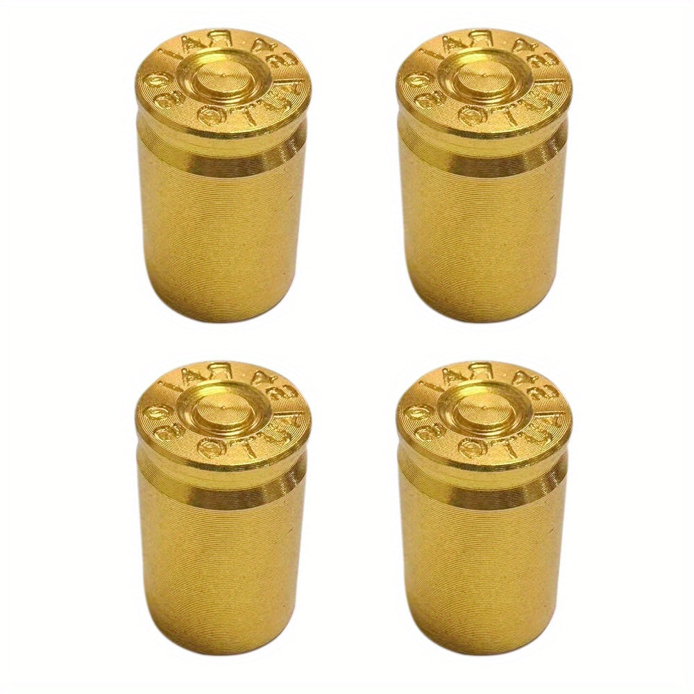 4 шт. серебряных колпачков на вентиль шины для автомобиля, грузовика, мотоцикла, велосипеда, крышка от пыли