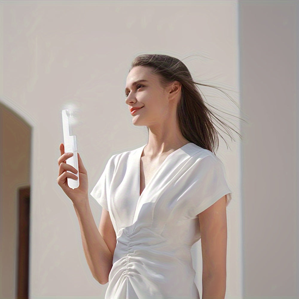 Foldable USB Rechargeable Handheld Fan for Girls Travel Outdoor Use