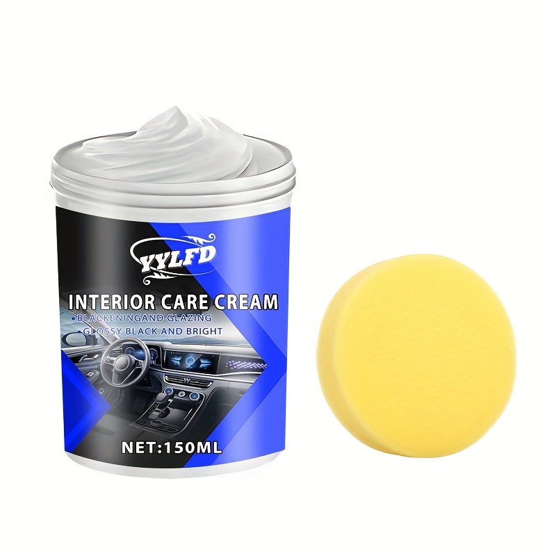 Crema de cuidado interior universal para coche 150ml pasta de PVC brillo negro restaura plástico