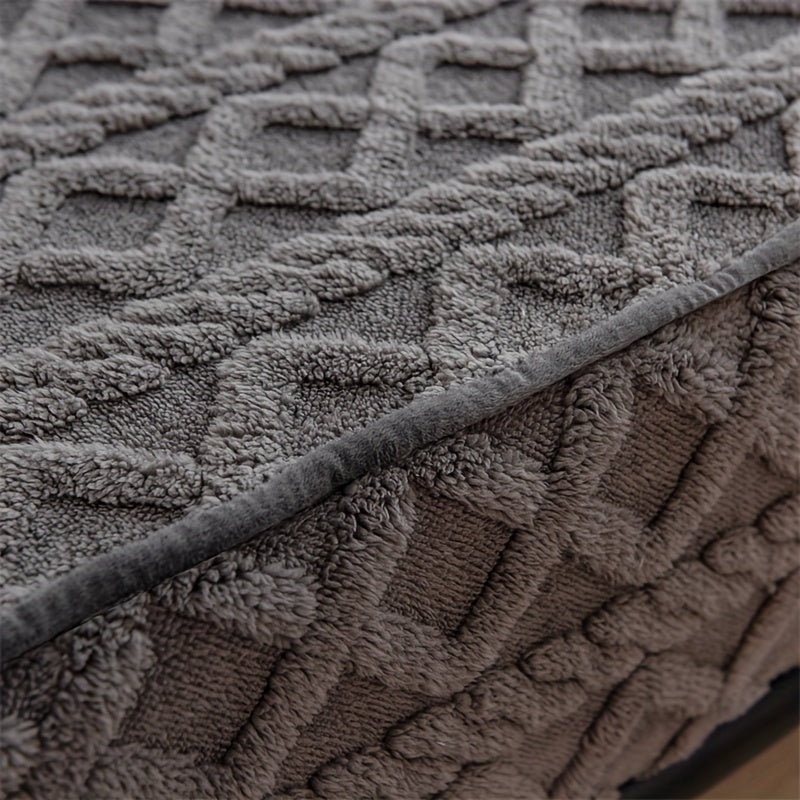 Защитный матрасник Keduoduo осень и зима серого цвета, непромокаемая простыня с утолщенным зашифрованным дизайном для мягкого, комфортного и дышащего сна. Машинная стирка постельного белья для матраса.