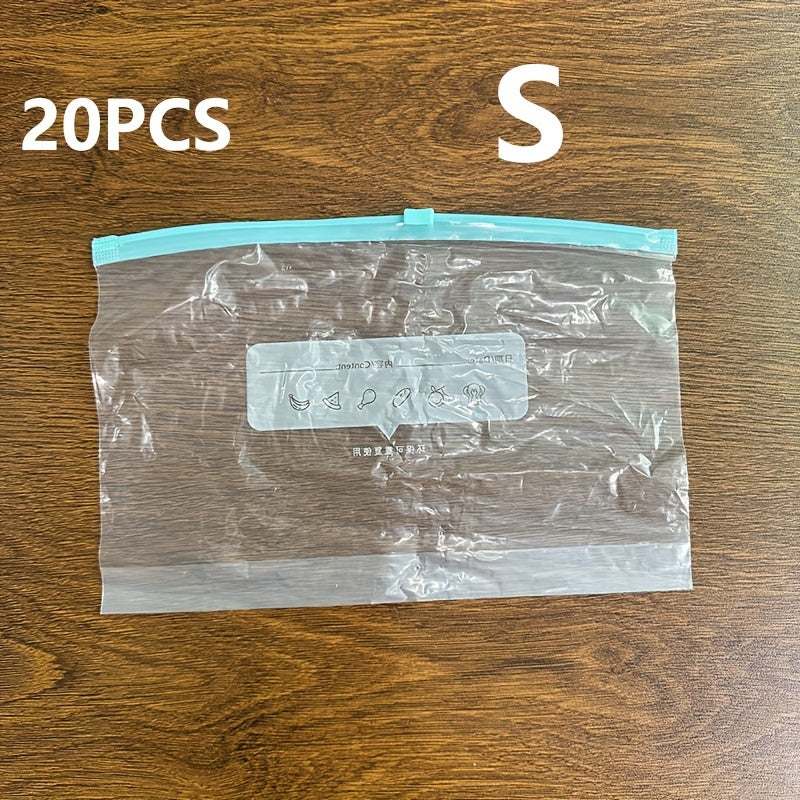 Vacuum Food Storage Bag with Zipper Seal for Refrigerator and Freezer