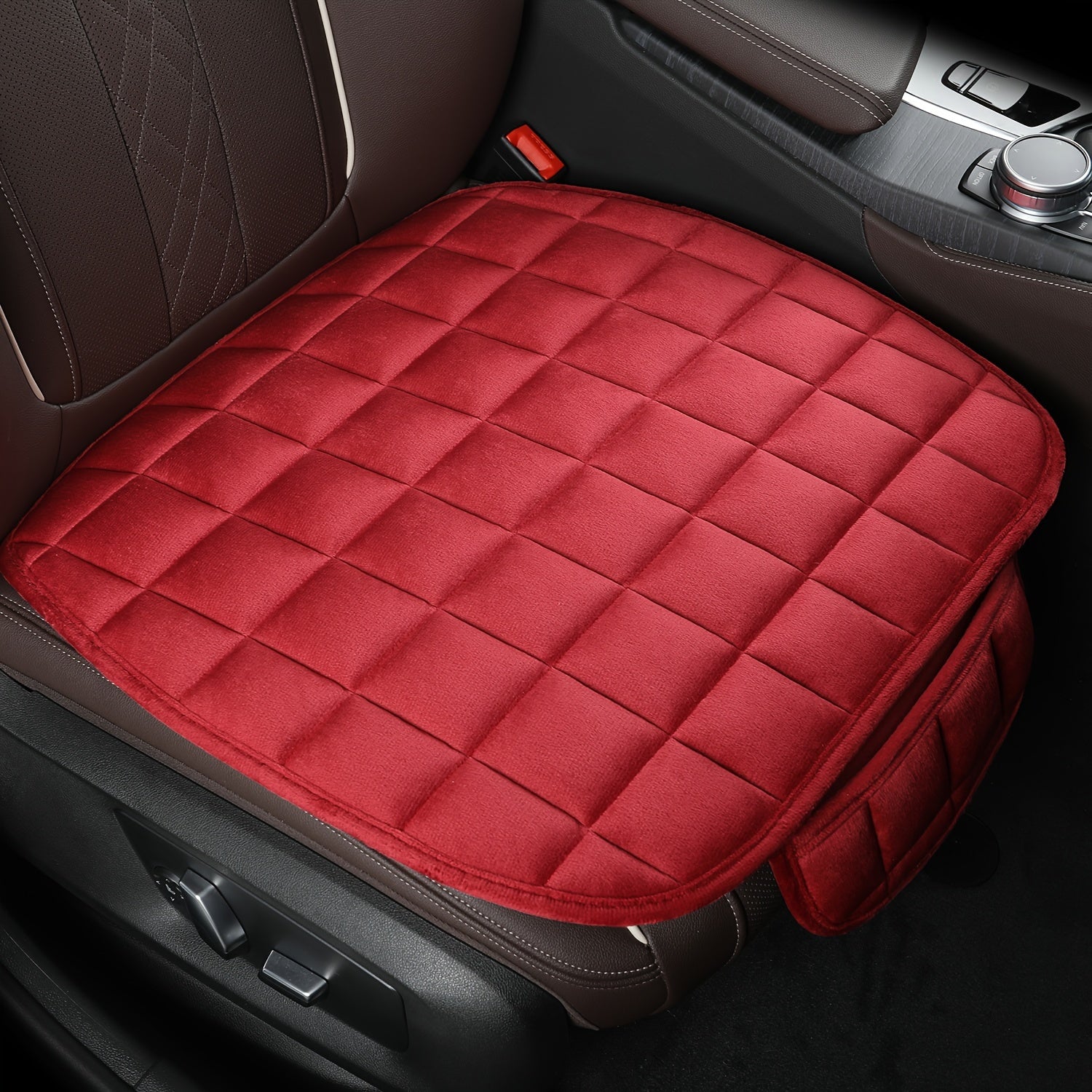Winter Car Seat Cover Breathable Anti-Slip Cushion for Front Vehicle Seat