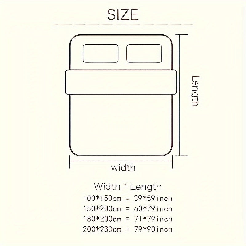 1 штука печатного пледa в клетку с плюшевым толстым флисом, который служит многофункциональным пледом для одиночных дремов, использования при кондиционировании воздуха, в офисе или в качестве пледа для кровати.