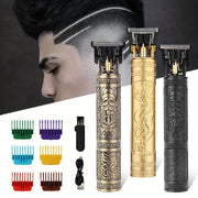 Men's Electric Shaver Wet Dry USB Rechargeable LCD Display Portable Attachments