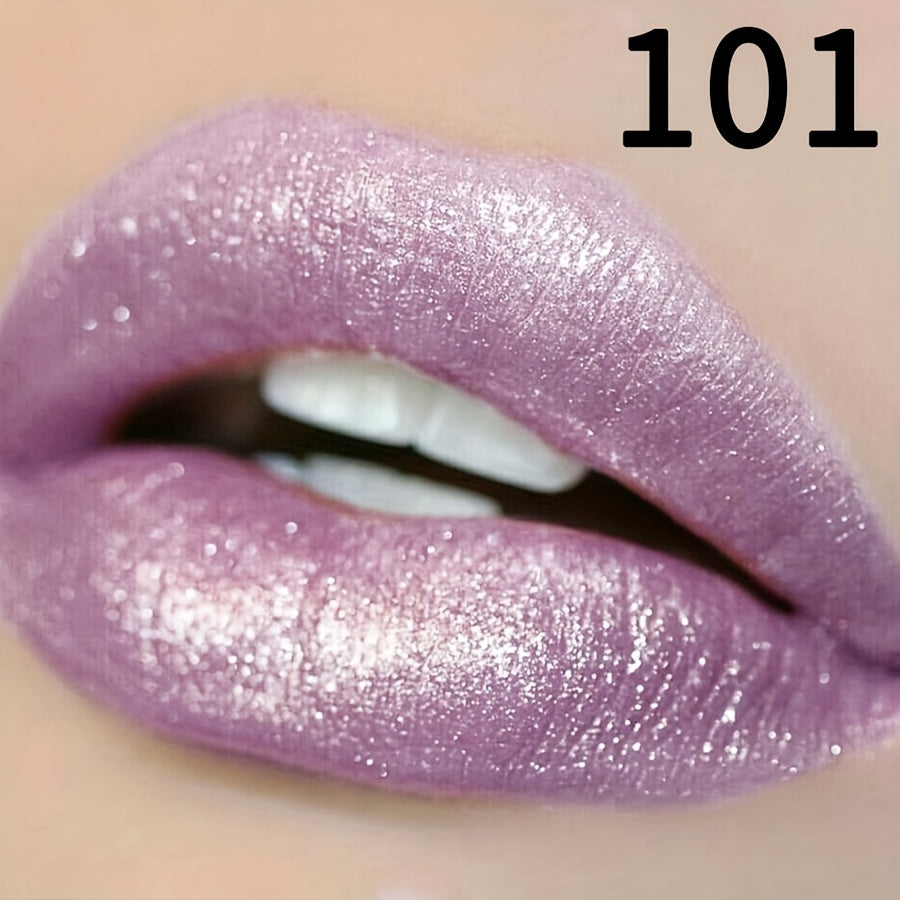 Women's Pearlescent Lipstick High Color Moisturizing Lip Gloss