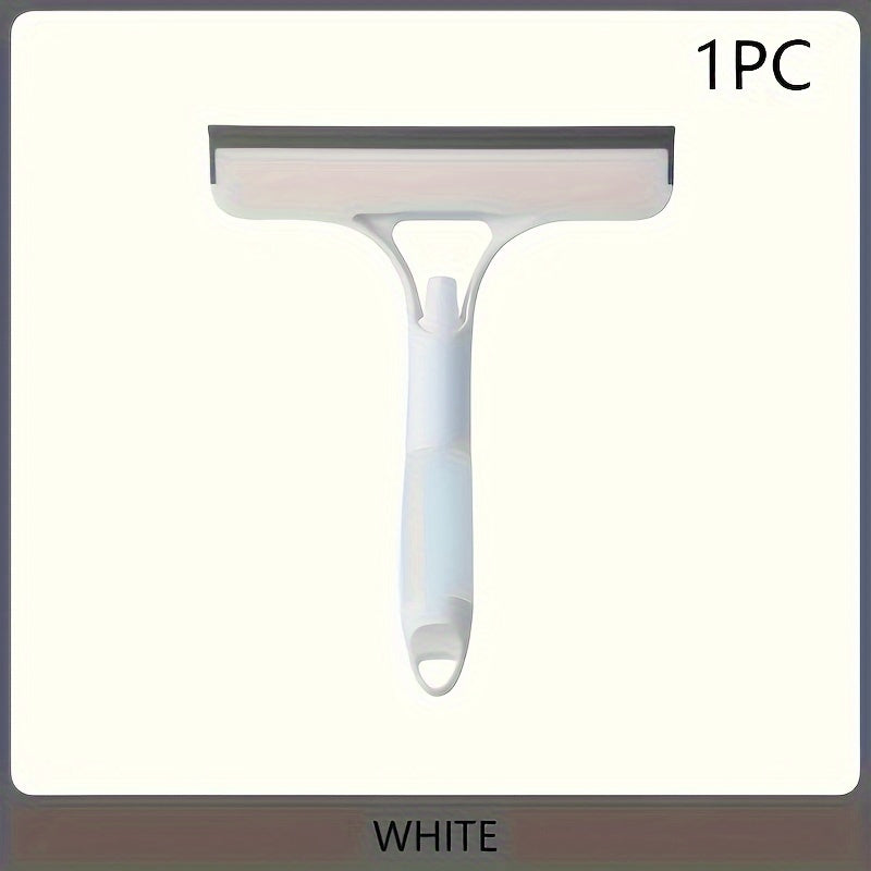 3-in-1 Handheld Glass Wiper with Scraper and Sprayer for Windows Mirrors and Shower