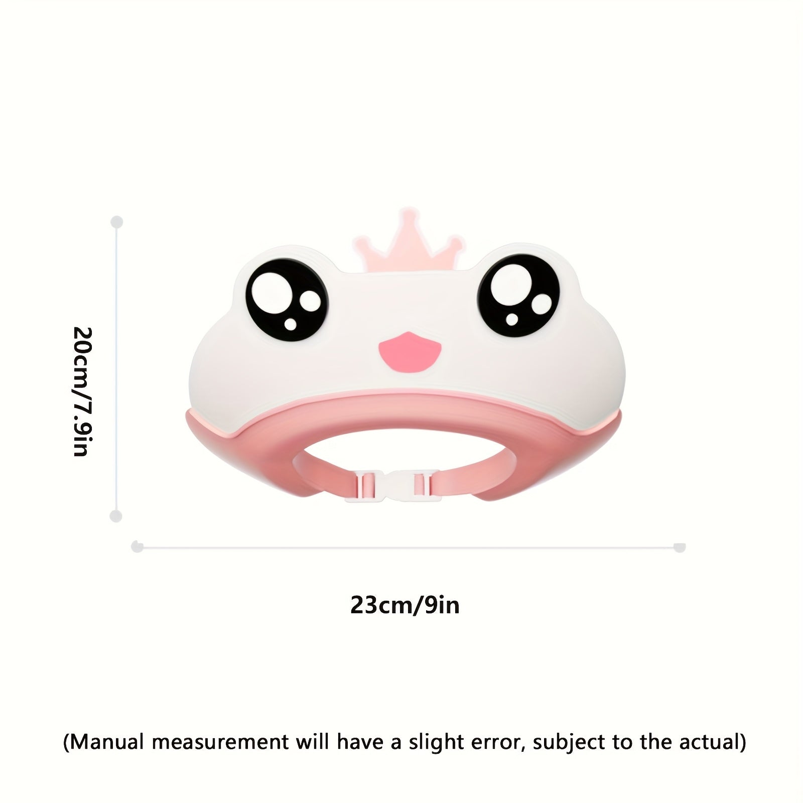 Baby Shower Cap Waterproof with Ear Shield for Infants 0-3 Years Pink Blue