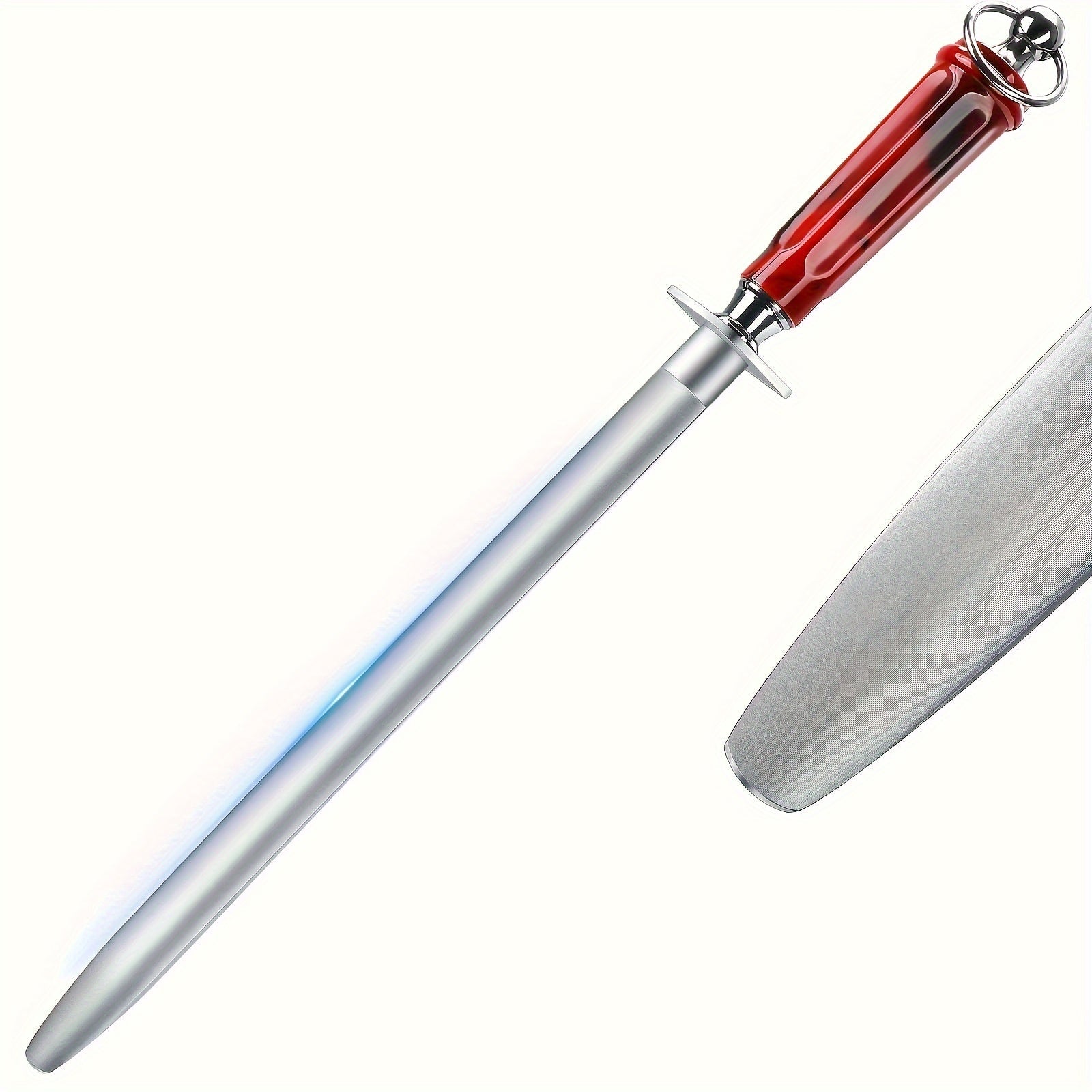 High-Carbon Steel Knife Sharpener 12 Inch Ultra-Fine Grit Magnetic Head Kitchen Restaurant