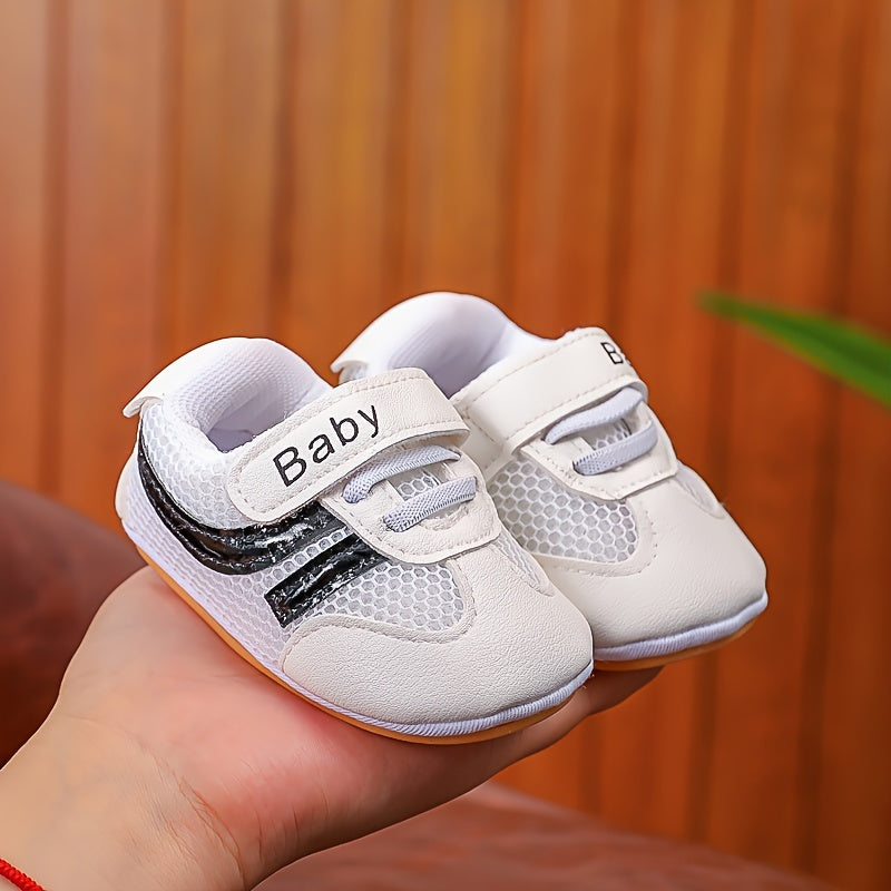 Zapatillas de malla para bebés niños, ligeras, transpirables, casuales, de caña baja, primavera y otoño