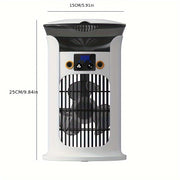 Portable USB Air Cooler Mini Desktop Humidifier Fan Quiet Compact Cooling for Home Office
