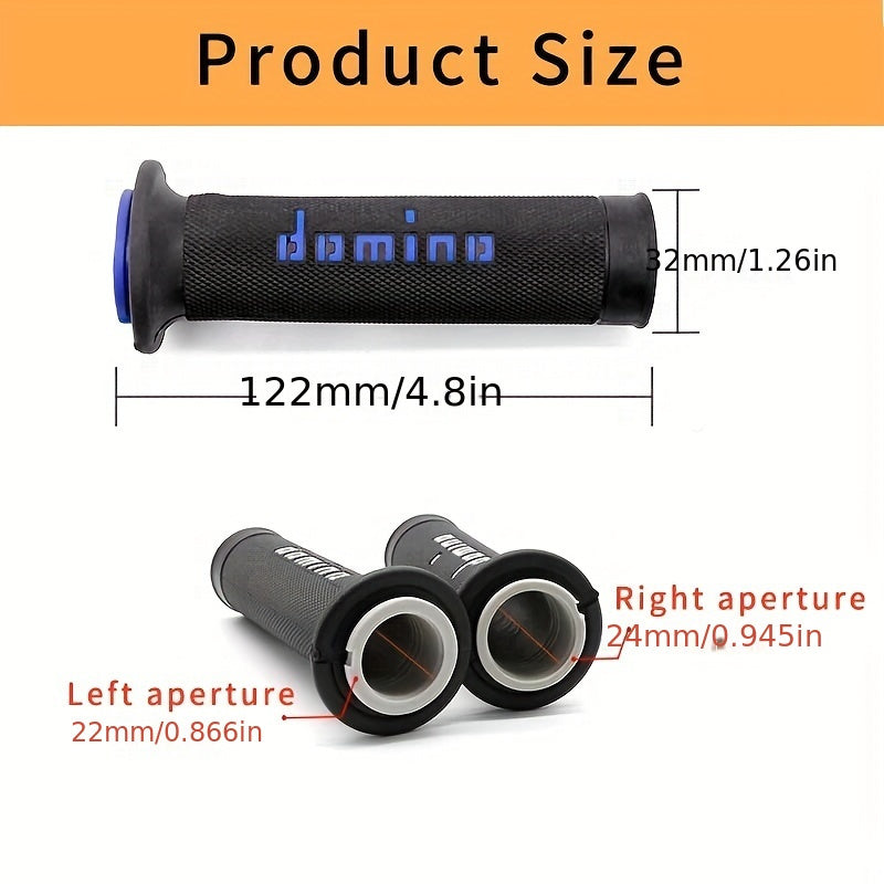 Motorcycle Hand Grips Rubber Gel 7/8 Inch ATV Dirt Pit Bike Motocross