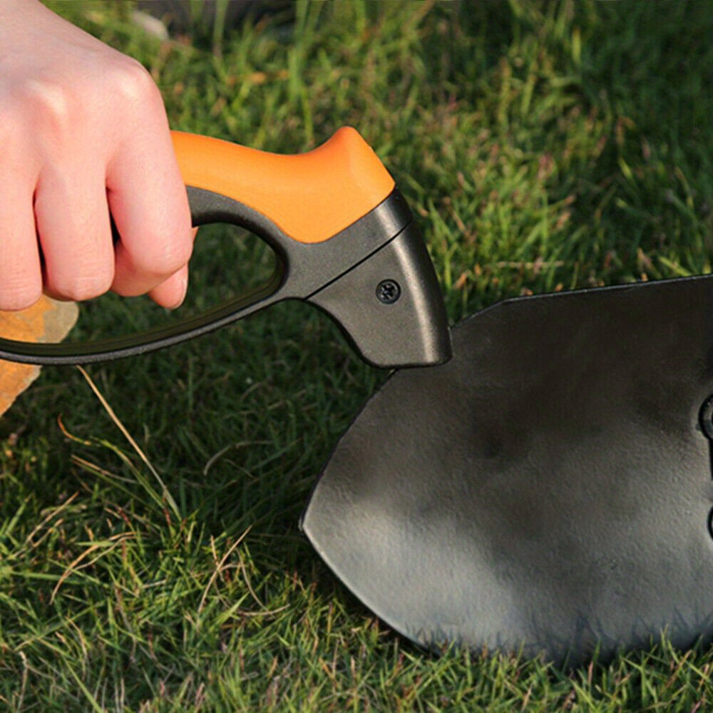 Sharpen garden tools with this stone for razor-sharp knives and blades for camping and kitchen
