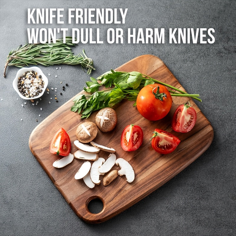 Набор разделочных досок из акациевой древесины, 3 предмета, большие, прочные кухонные доски для нарезки