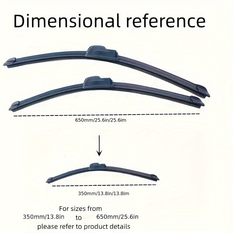 Universal Car Wiper U-Type Durable Quiet HD Wiper for All Models