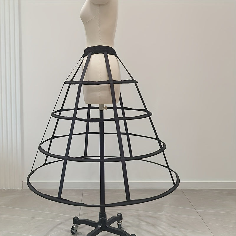 Petticoat Bustle Set with 4 Hoops for Wedding Dress Bridal Gown Accessories