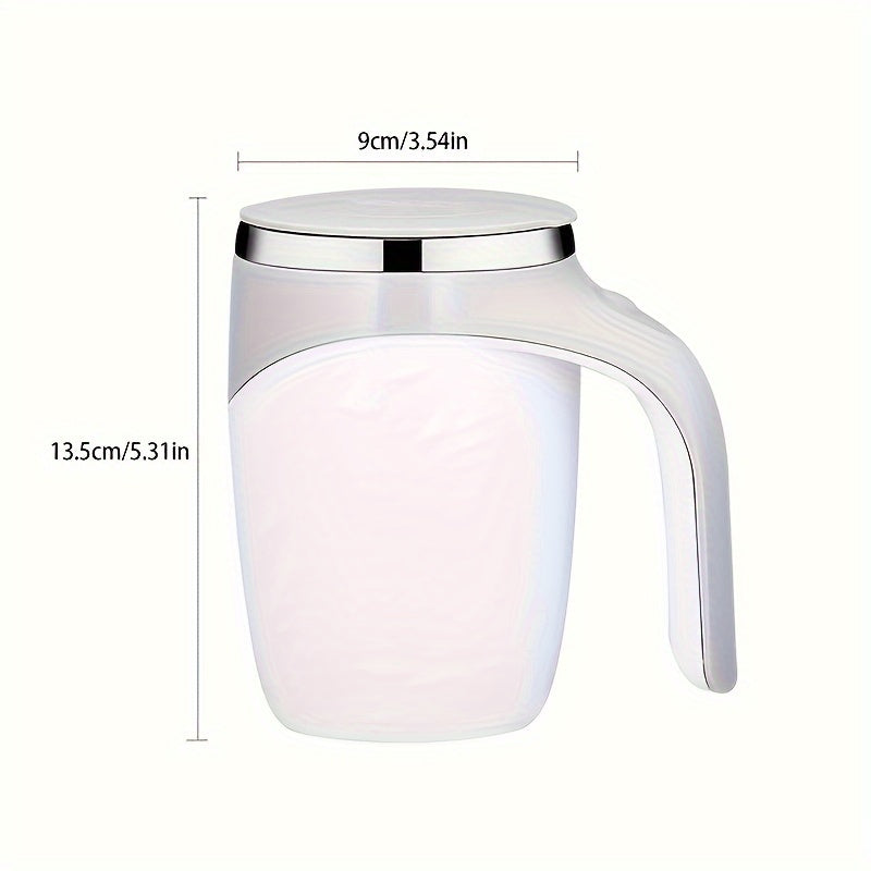 Stainless Steel Self-Stirring Coffee Mug Auto Mixing Cup for Coffee and Milk