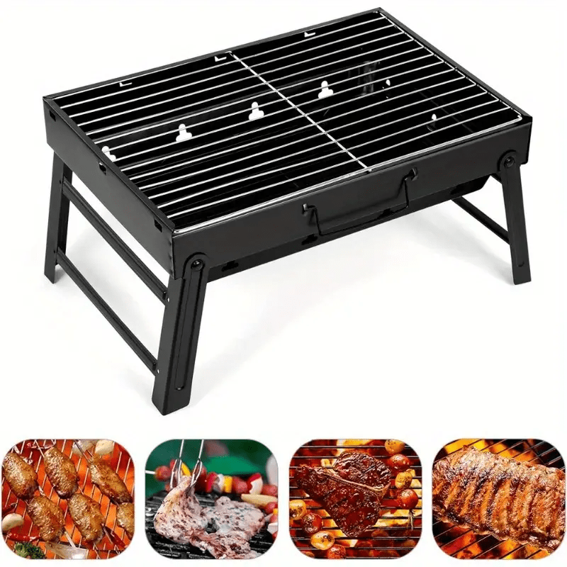 Portable Blackout Grill Lightweight Foldable for Camping Picnics BBQs