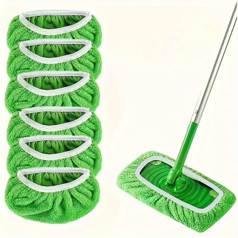 Set of Washable Reusable Mop Pads for Dry and Wet Floors Durable and Absorbent
