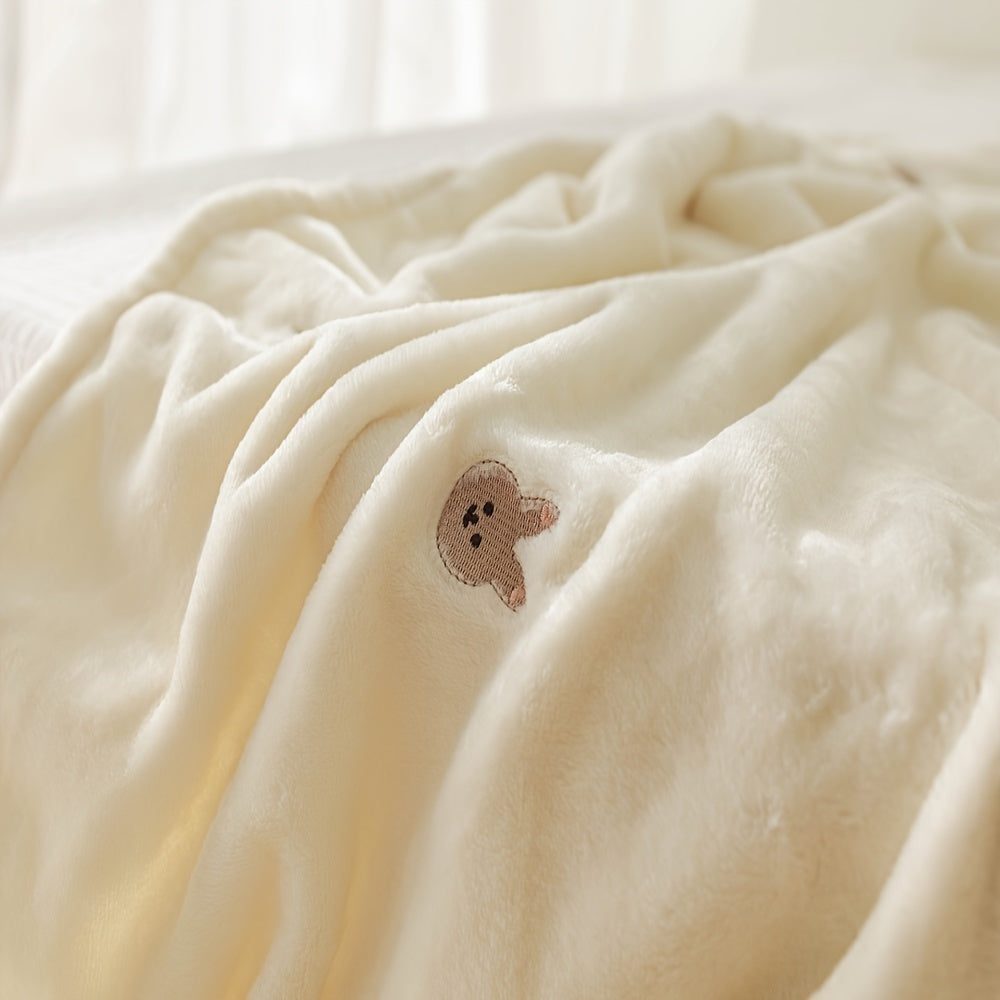 Baby Velvet Blanket for Newborns and Infants Warm Autumn Winter Soft Hugging Gift