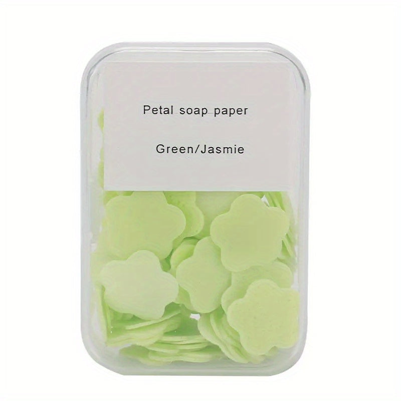 100 Pcs Portable Scented Foaming Hand Soap for Travel Brightening Rose