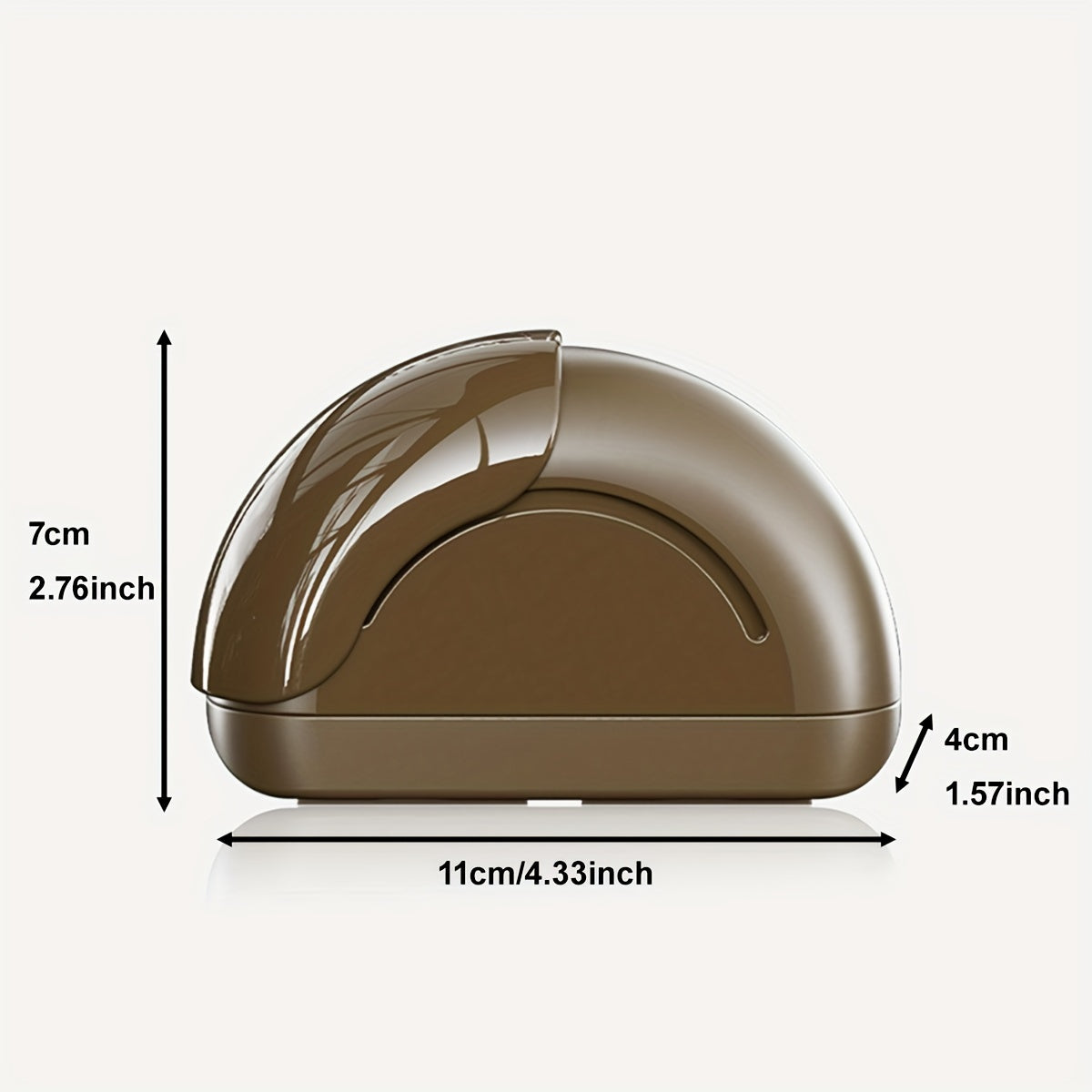 Black Windproof Car Ashtray with Odor Seal and Metallic Lining