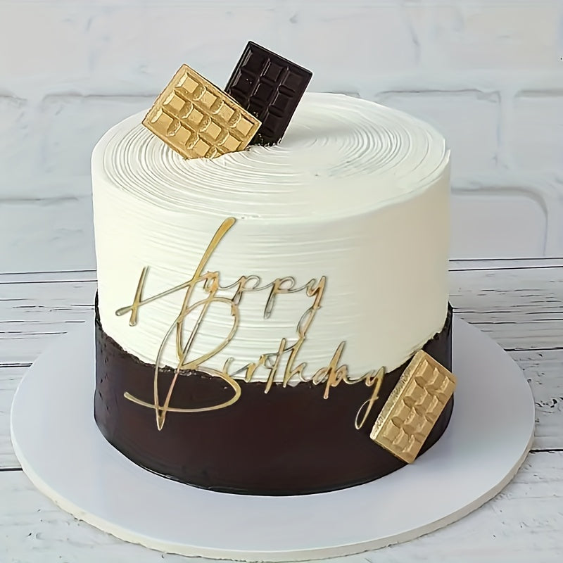 10 Happy Birthday Cake Inserts for Party Decor and Gifts