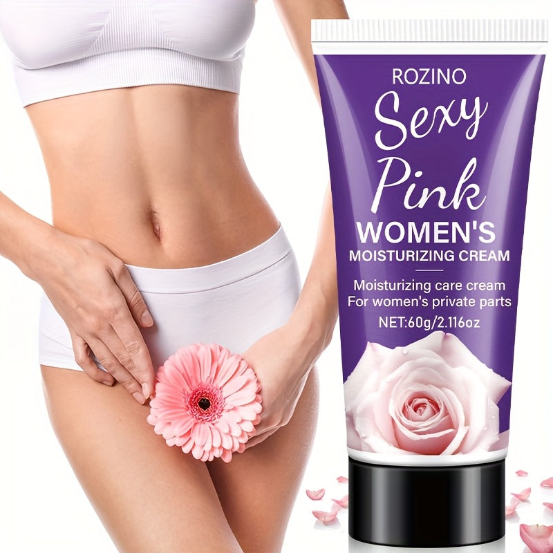 Crema facial hidratante con aroma a rosa para piel seca, 60g