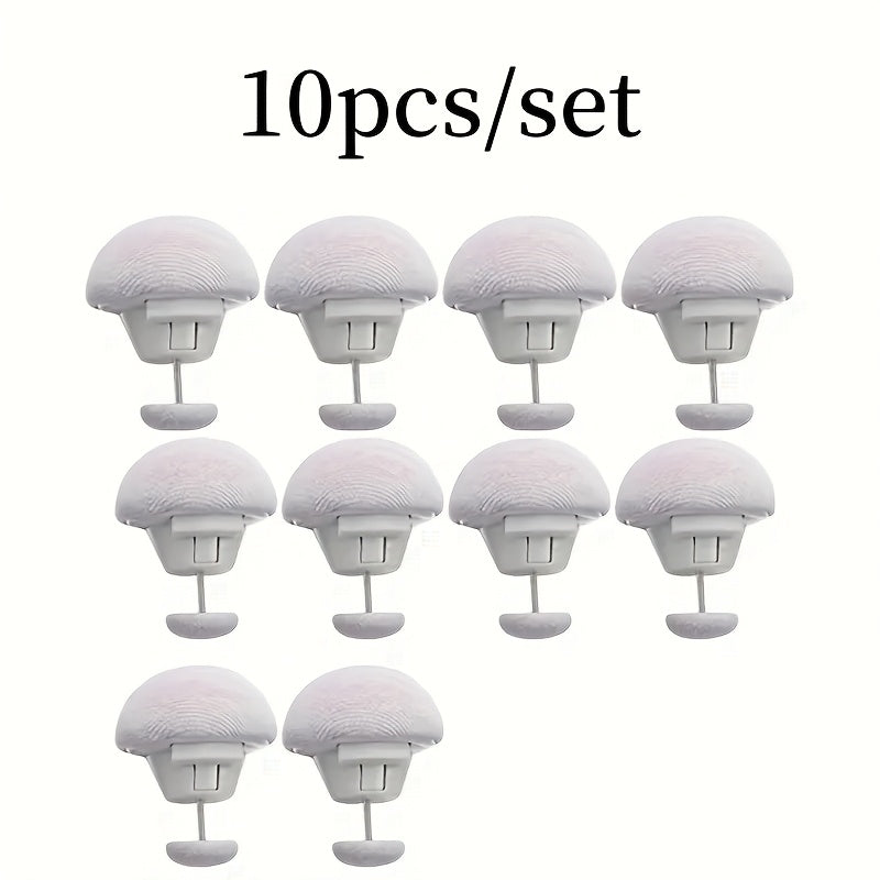 Mushroom-Shaped Bedding Clips Set of 10 for Duvet, Mattress, Sofa, Pillows
