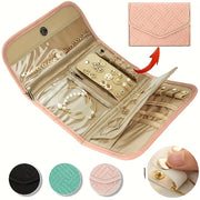 Suv o'tkazmaydigan sayohat uchun zargarlik buyumlarini saqlash sumkasi, yig'iladigan, portativ tashkilotchi