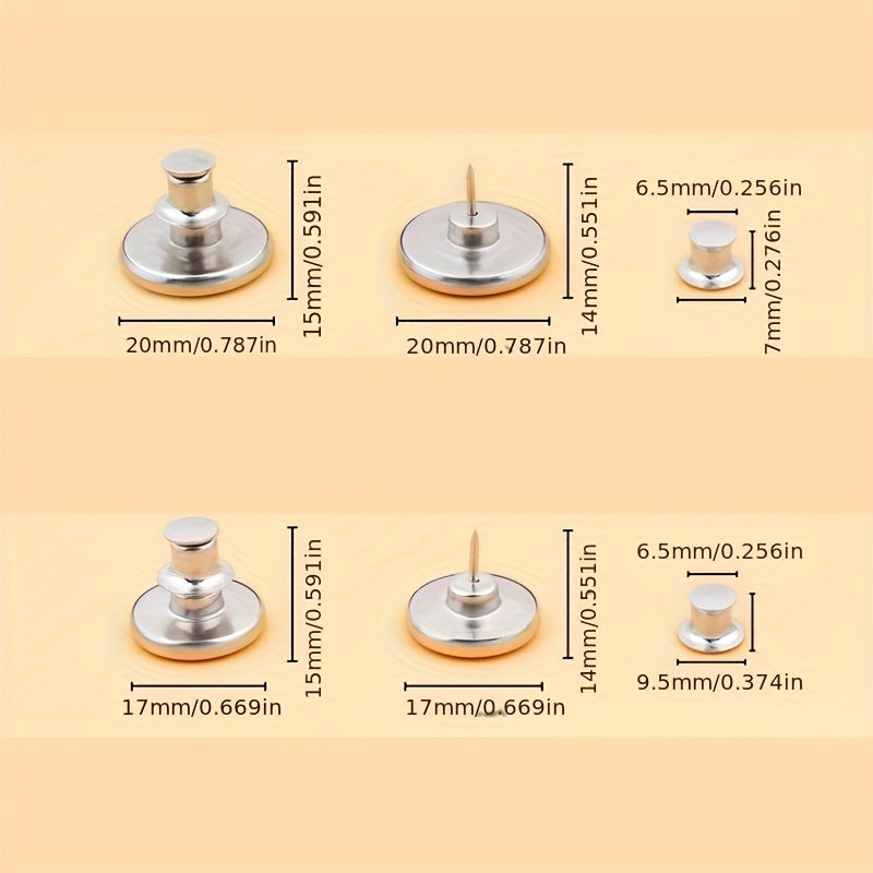 Dush pardalari uchun 2 ta magnit so'rish qisqichlari, suyuqlik oqishini va hammomda suzishni oldini olish uchun.