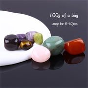 Assorted Natural Tumbled Stones and Crystals Pack for Beginners
