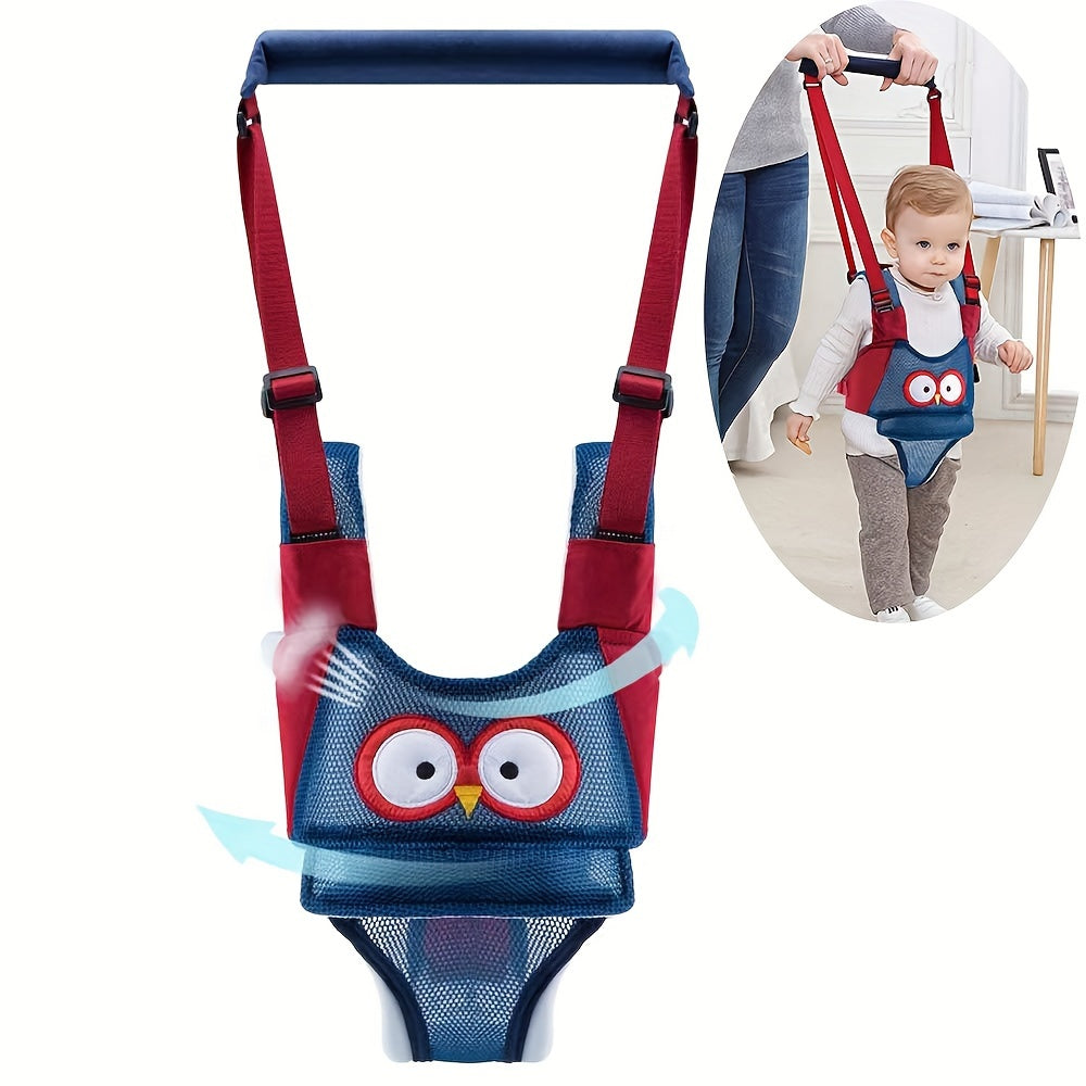 Adjustable Toddler Walking Harness with Anti-Fall Mesh for Ages 0-3 Safe and Cute Pig Design