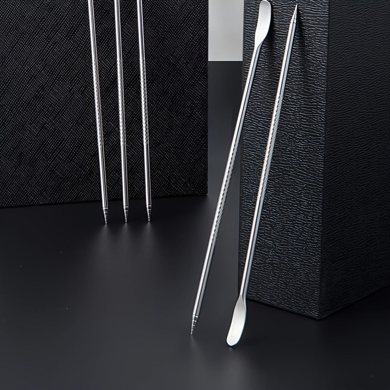 Stainless Steel Coffee Grinder Brush Set with Latte Art Pen and Cleaning Tools