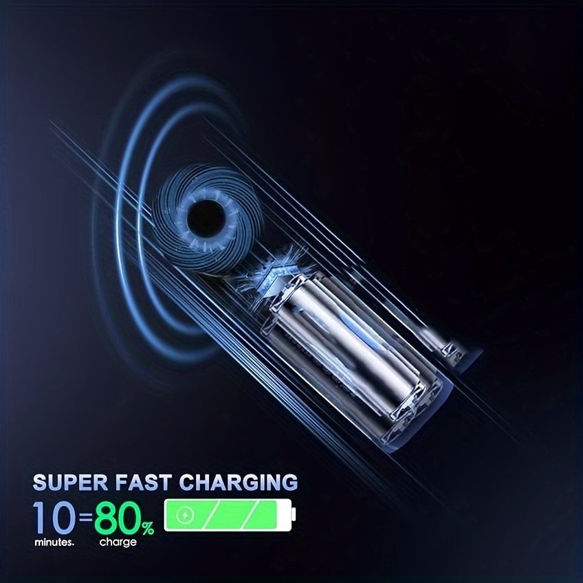 Мини воздушный насос черный 110 000 об/мин портативный USB ручной вентилятор для очистки и сушки