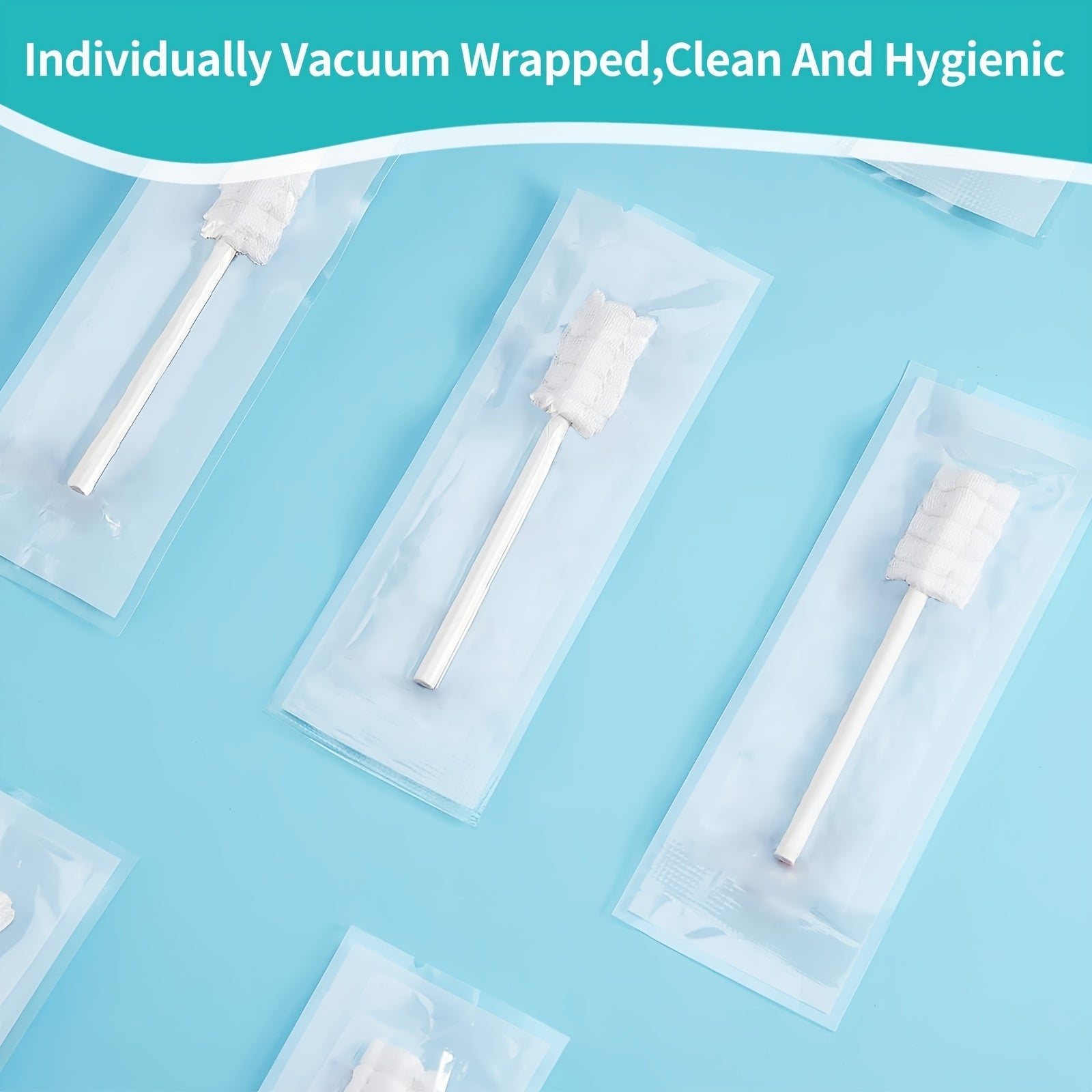 Baby Oral Hygiene Set with Tongue Cleaner and 48 Disposable Toothbrushes for Ages 0-36 Months