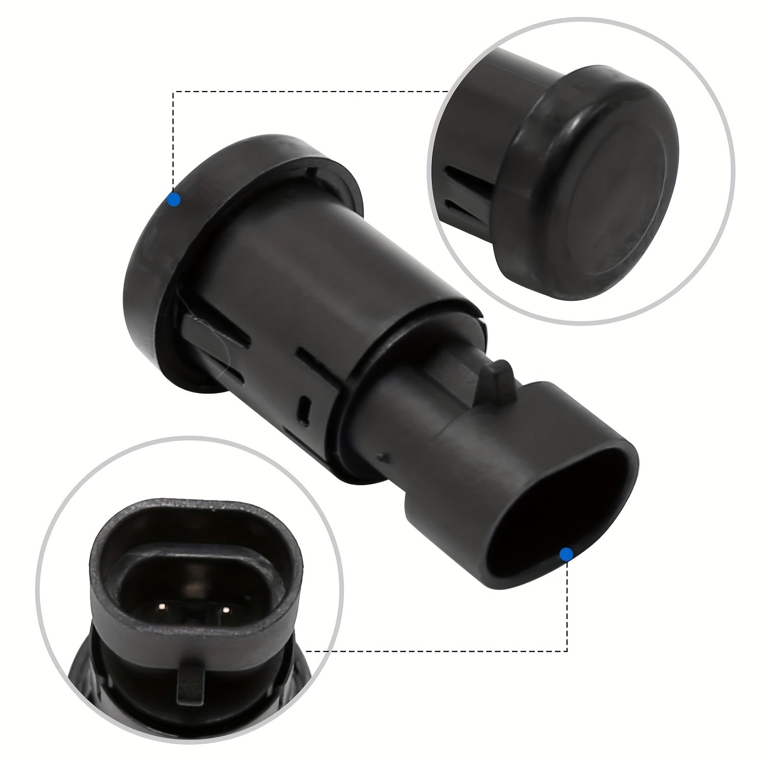 Rear Liftgate Window Glass Release Switch for SUV Fitment, 2 Pins, No Battery