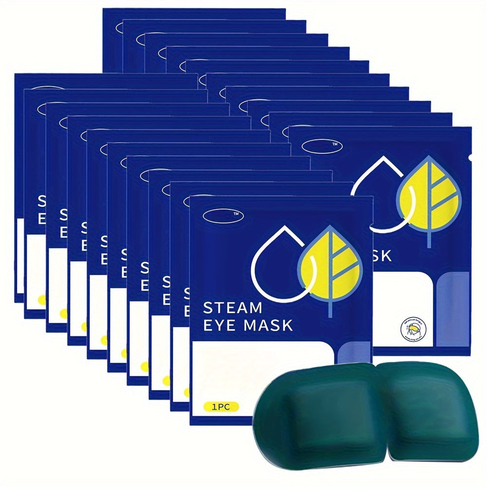 20 Lutein Steam Eye Masks Warming Moisturizing Light-Blocking for Travel Office