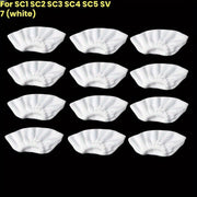 Set of 12 Microfiber Steam Mop Pads for Floor Cleaning, Machine Washable