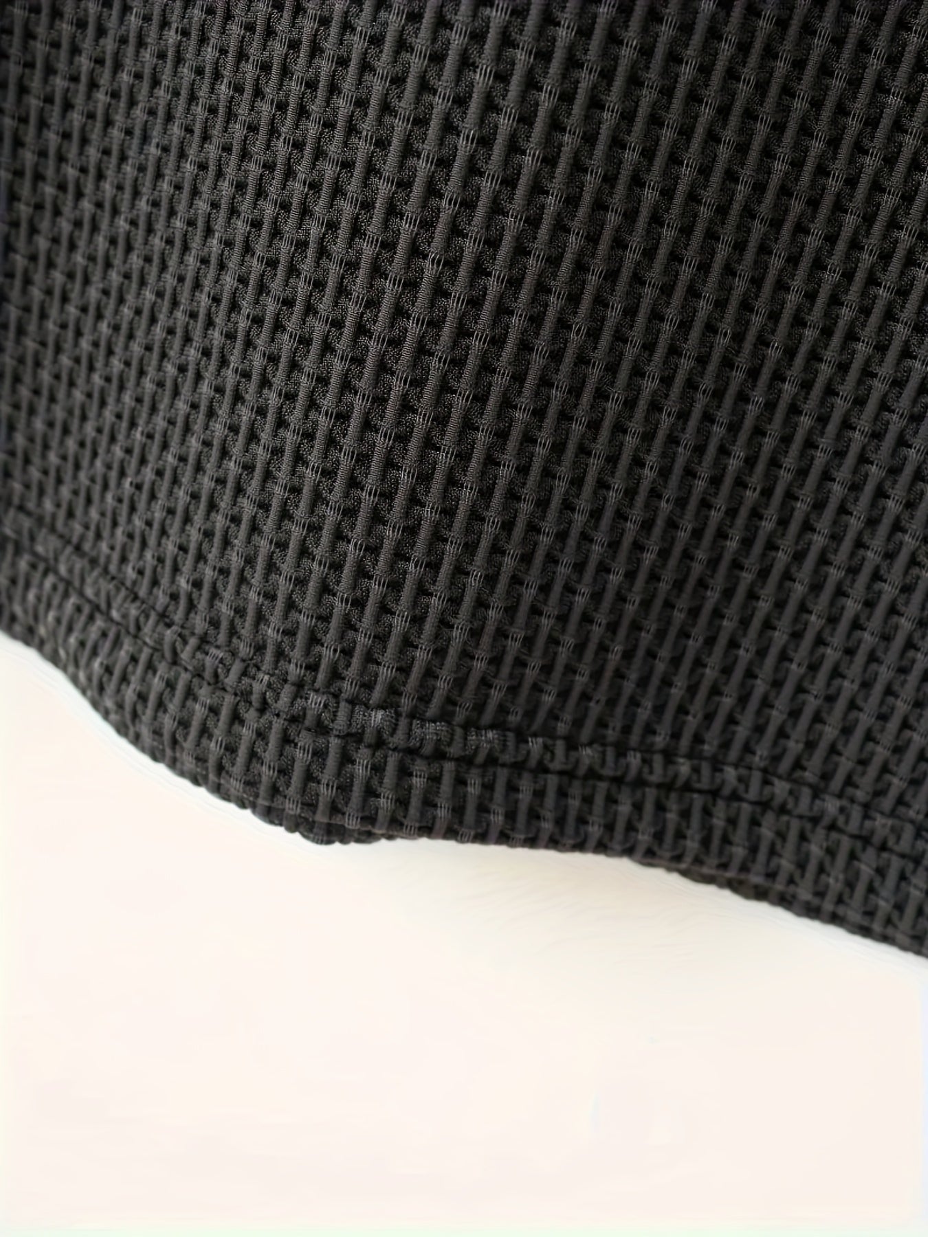 Men's Summer Casual Short Sleeve T-Shirt Geometric Knit Fabric Lapel Button High Stretch