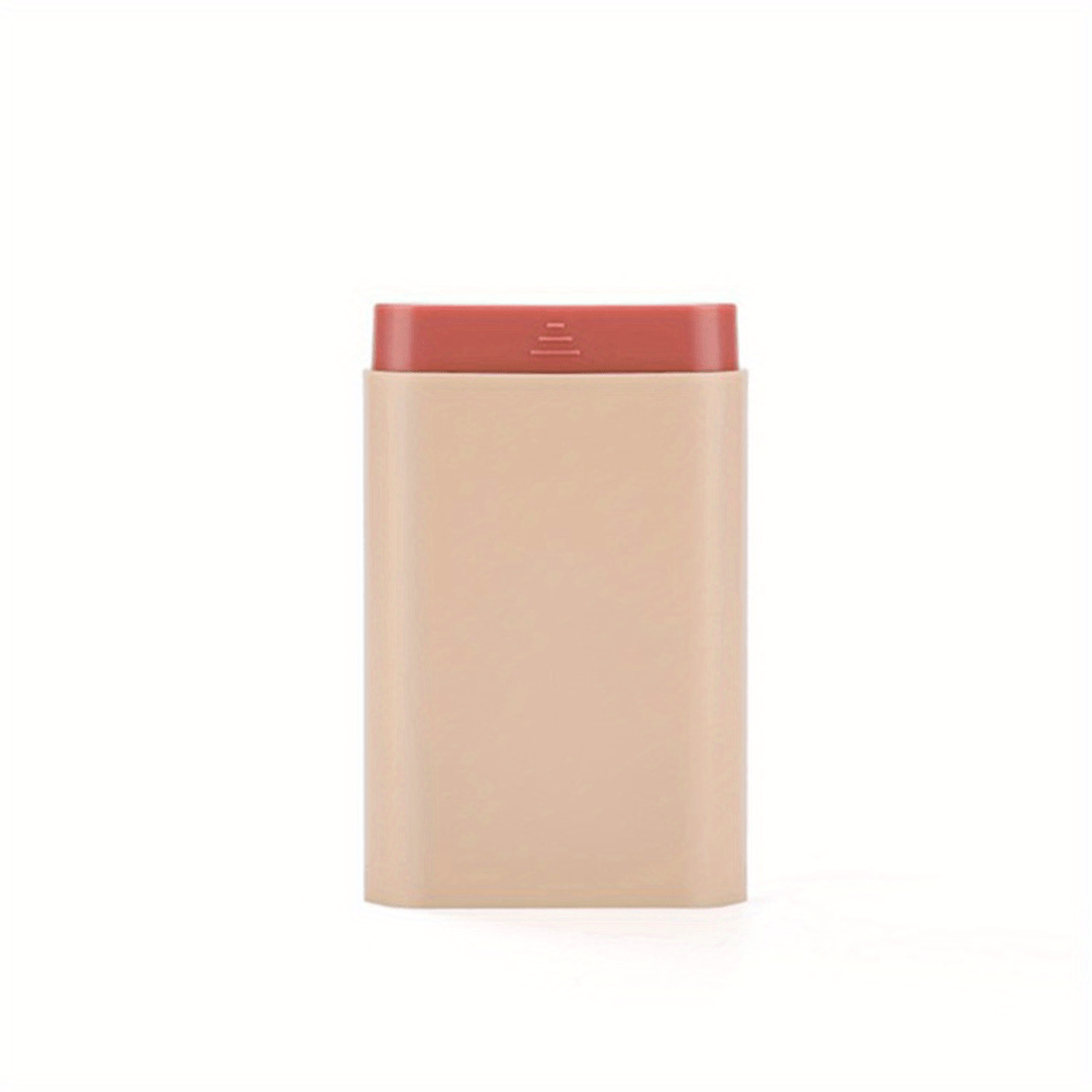 Universal Compact 6-Day Pill Organizer in Beige Gray Green Portable Travel