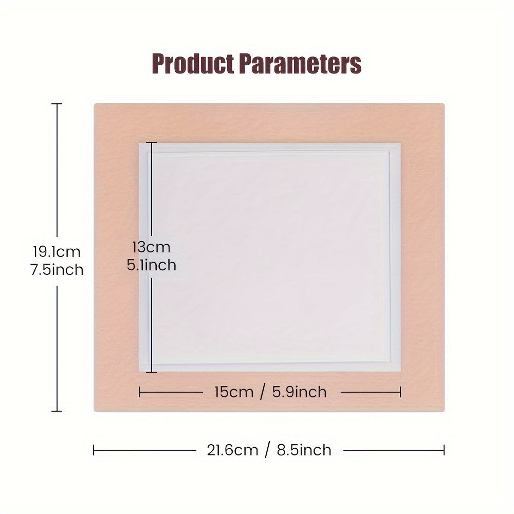 10pcs Organic Self-Adhesive Castor Oil Packs for Home Spa Treatment No Wash Leak-Proof