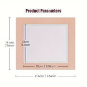 10pcs Organic Self-Adhesive Castor Oil Packs for Home Spa Treatment No Wash Leak-Proof